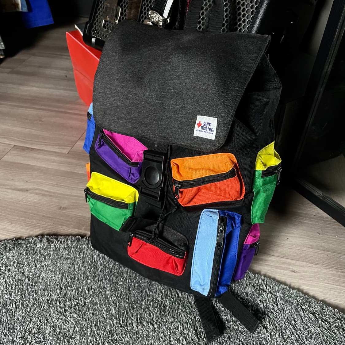 GYM MASTER 멀티 컬러 9포켓 백팩 상품이미지6