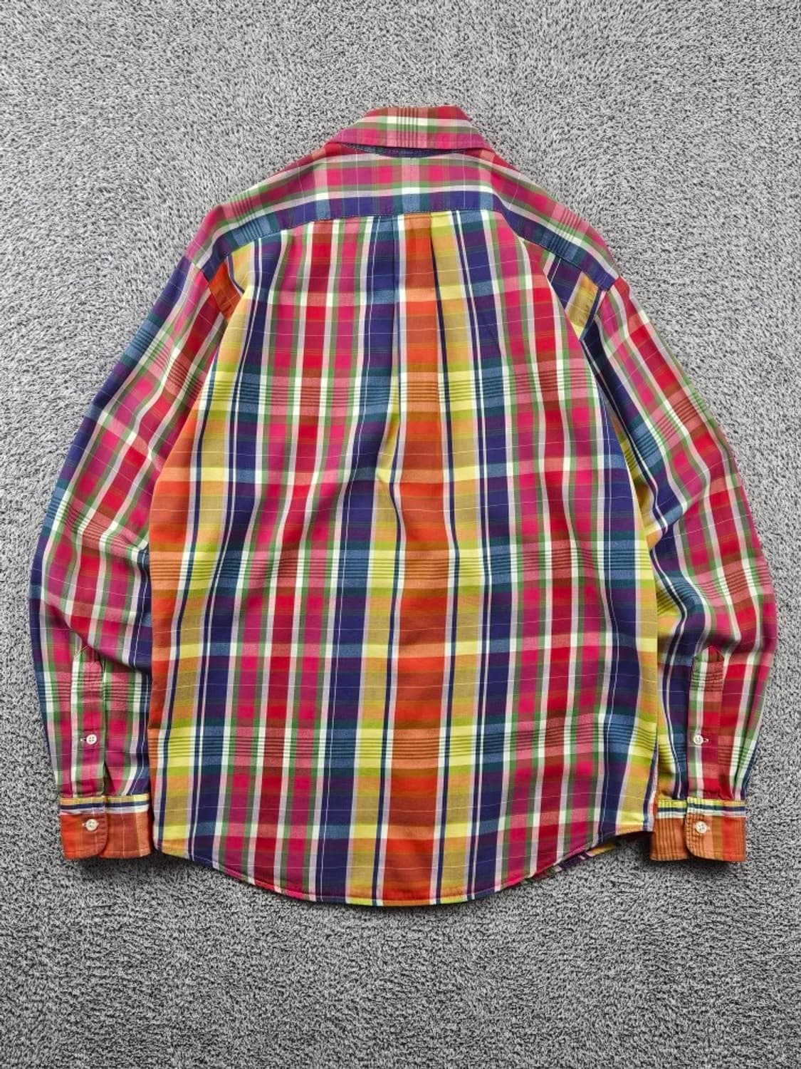 폴로랄프로렌 커스텀핏 마드라스 체크 셔츠 ( M ) / 11610 상품이미지5