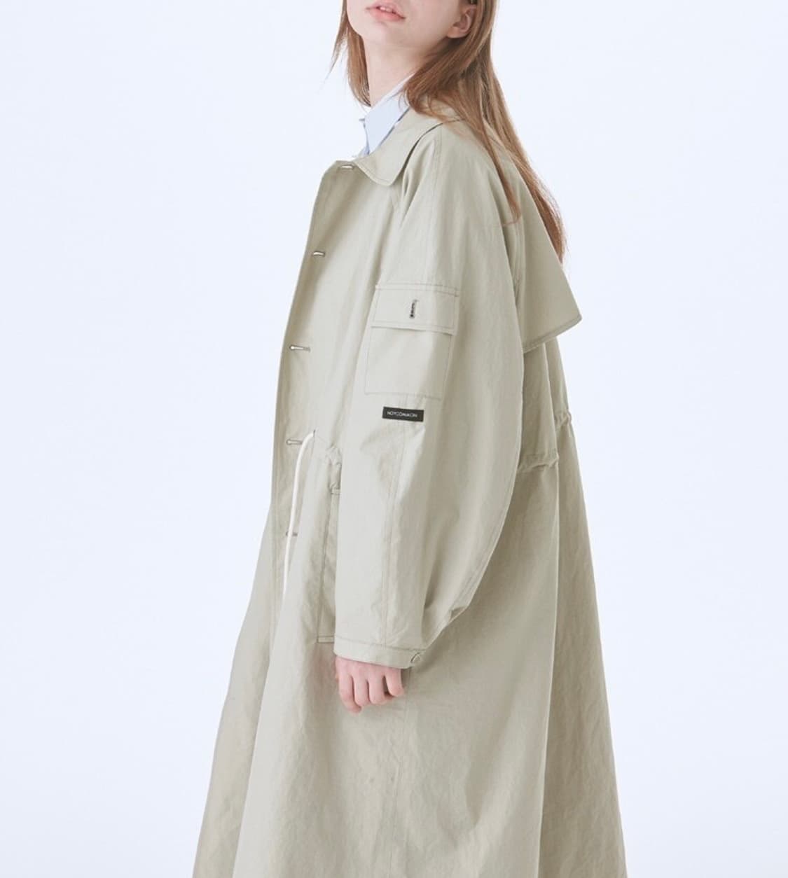 노이커먼 트렌치 코트 (GREEN) 상품이미지6