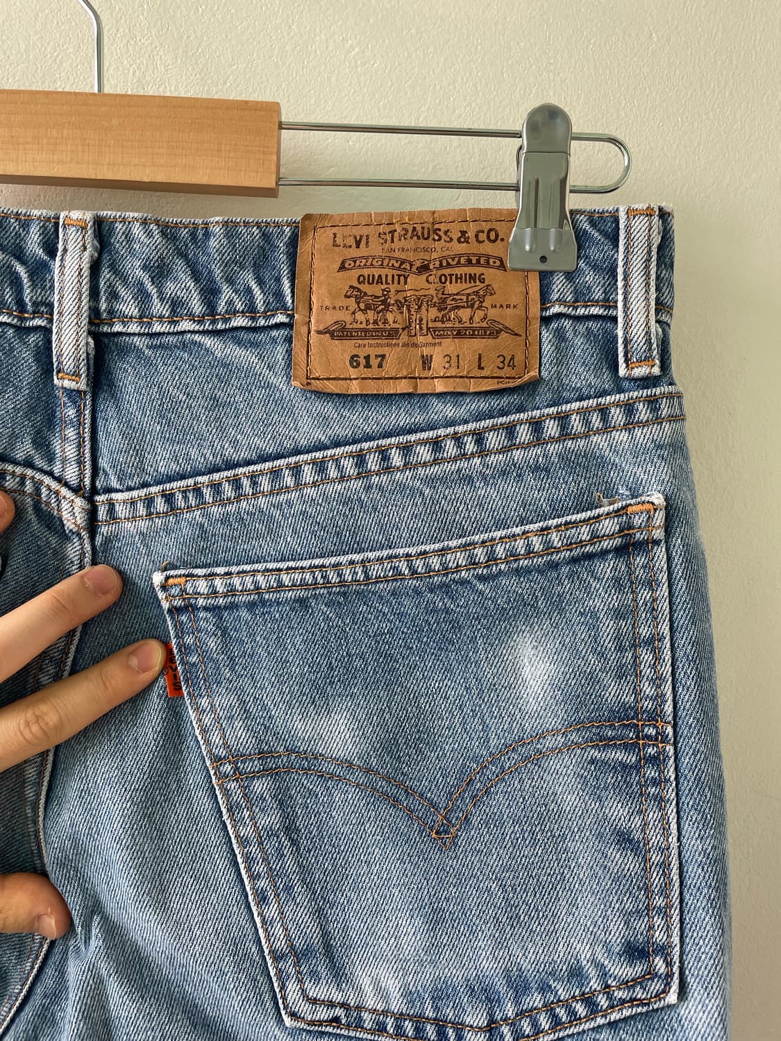 리바이스 617 오렌지탭 31x34 상품이미지4