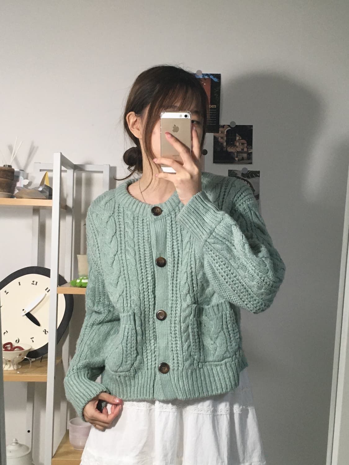 민트 포켓 가디건 상품이미지1