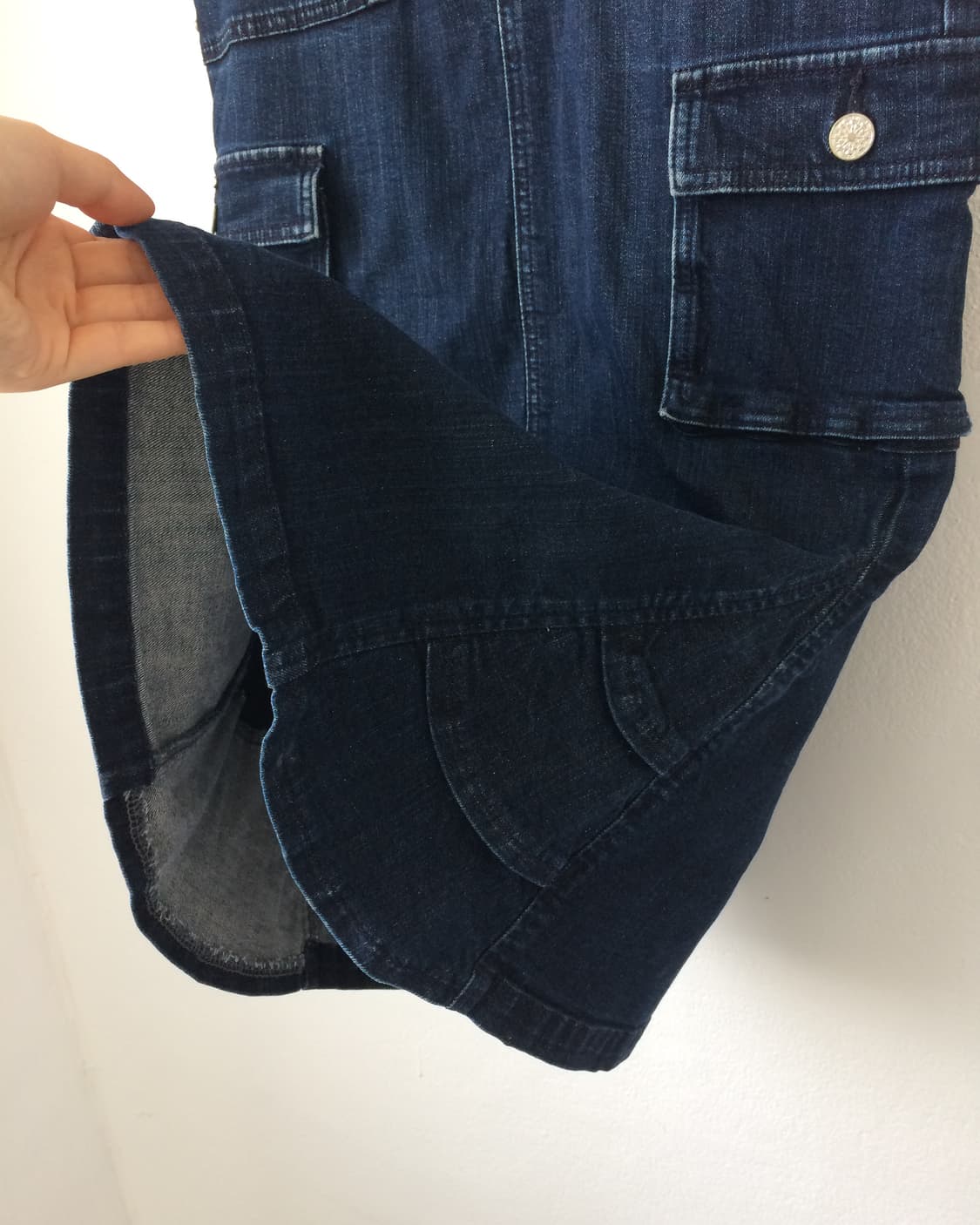 Denim cago skirt 상품이미지4