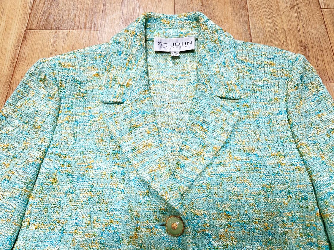 센존(ST.JOHN) 트위드 니트자켓 55-66 상품이미지2