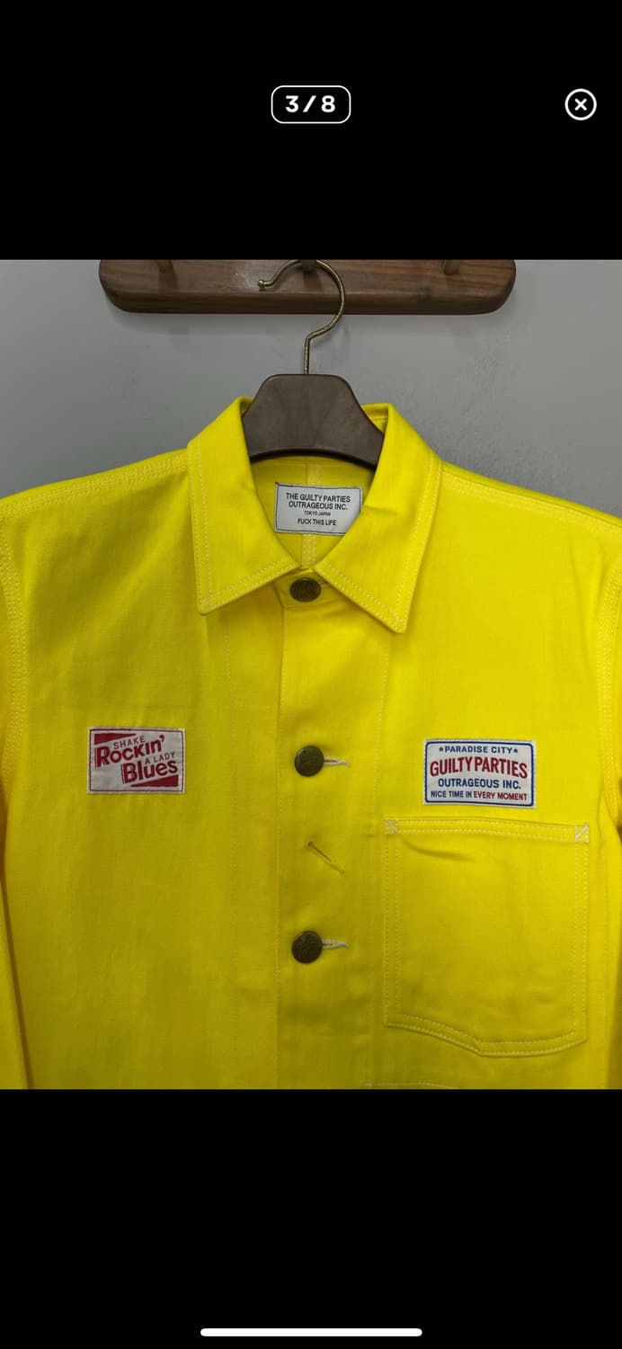 와코마리아 옐로우 워크자켓  A3805 상품이미지3