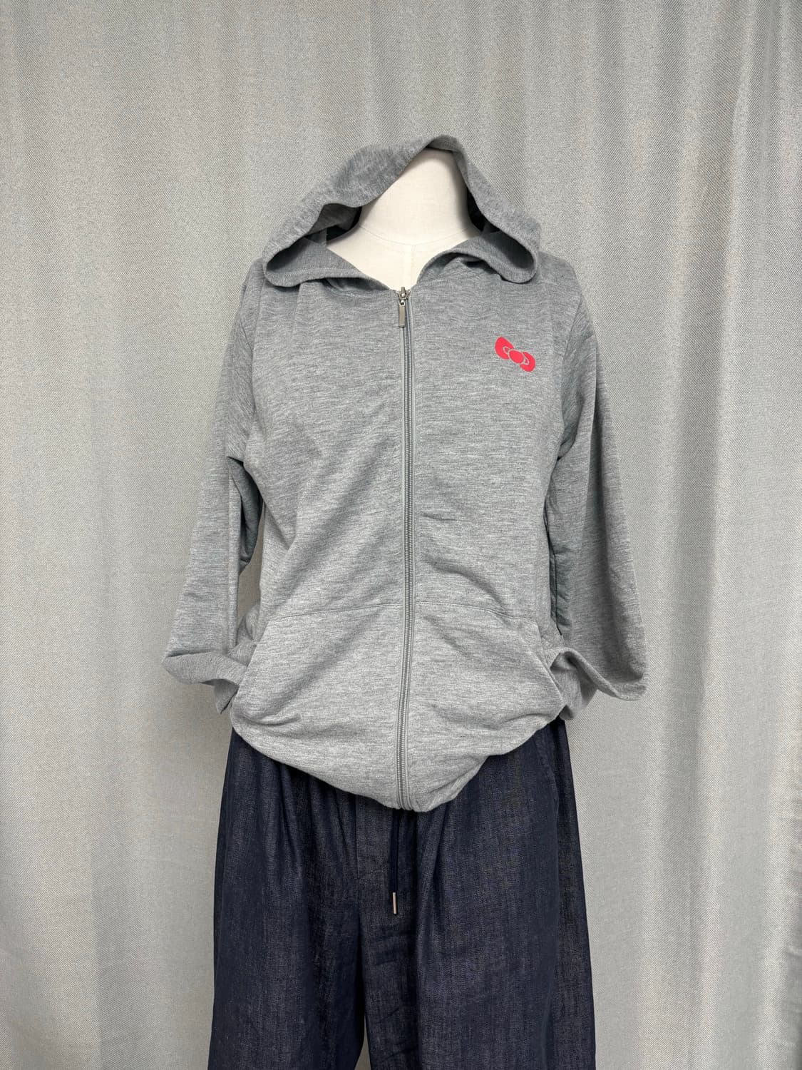 헬로키티 런던 리본 베이직 후드집업 상품이미지8