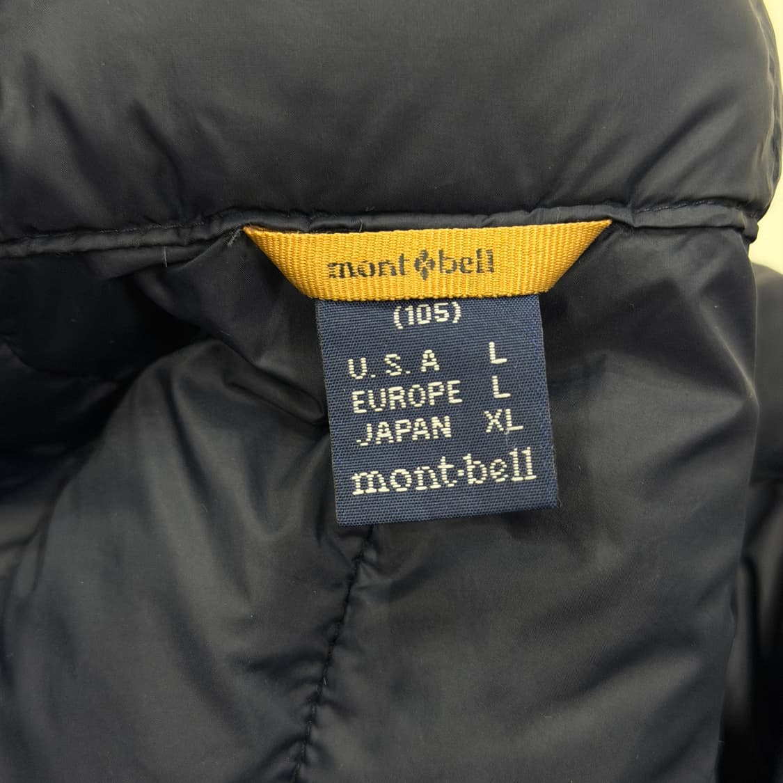 몽벨 빈티지 제나 경량패딩 다운 자켓 네이비 XL 상품이미지4