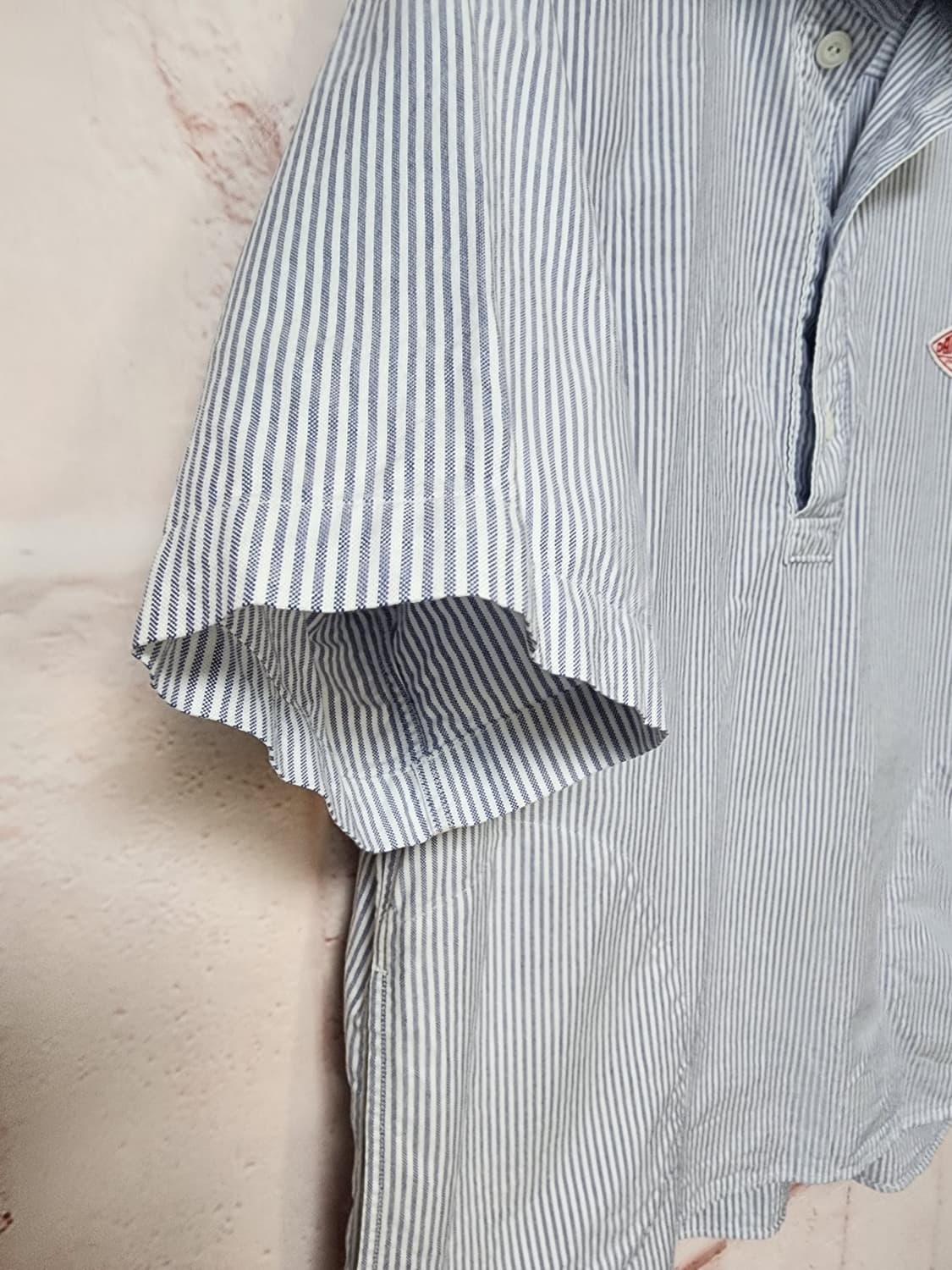 단톤 스트라이프 풀오버 셔츠 상품이미지5