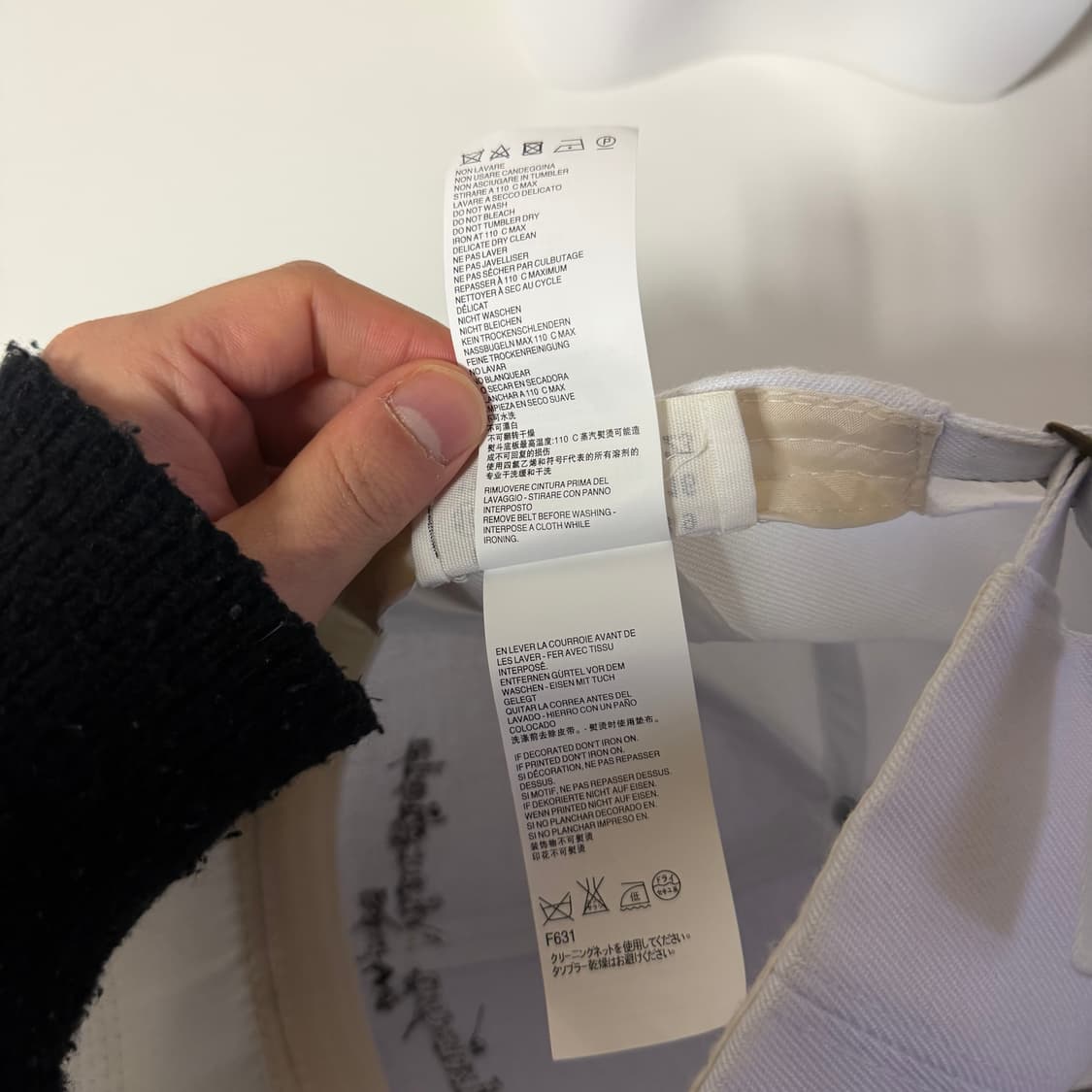 메종 마르지엘라 라인10 로고 볼캡 상품이미지7