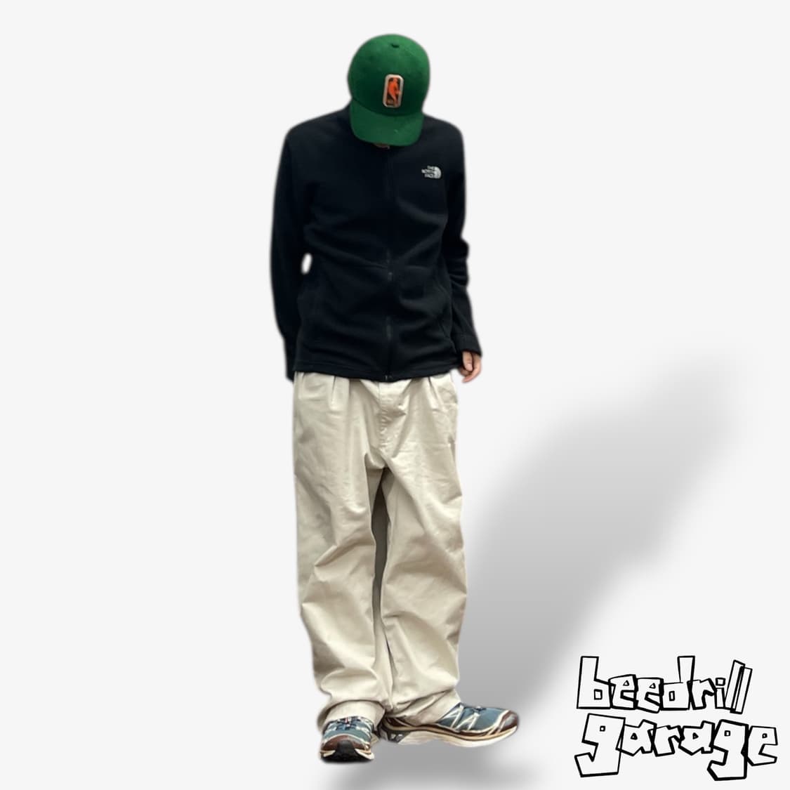 노스페이스 블랙 플리스 집업 상품이미지1