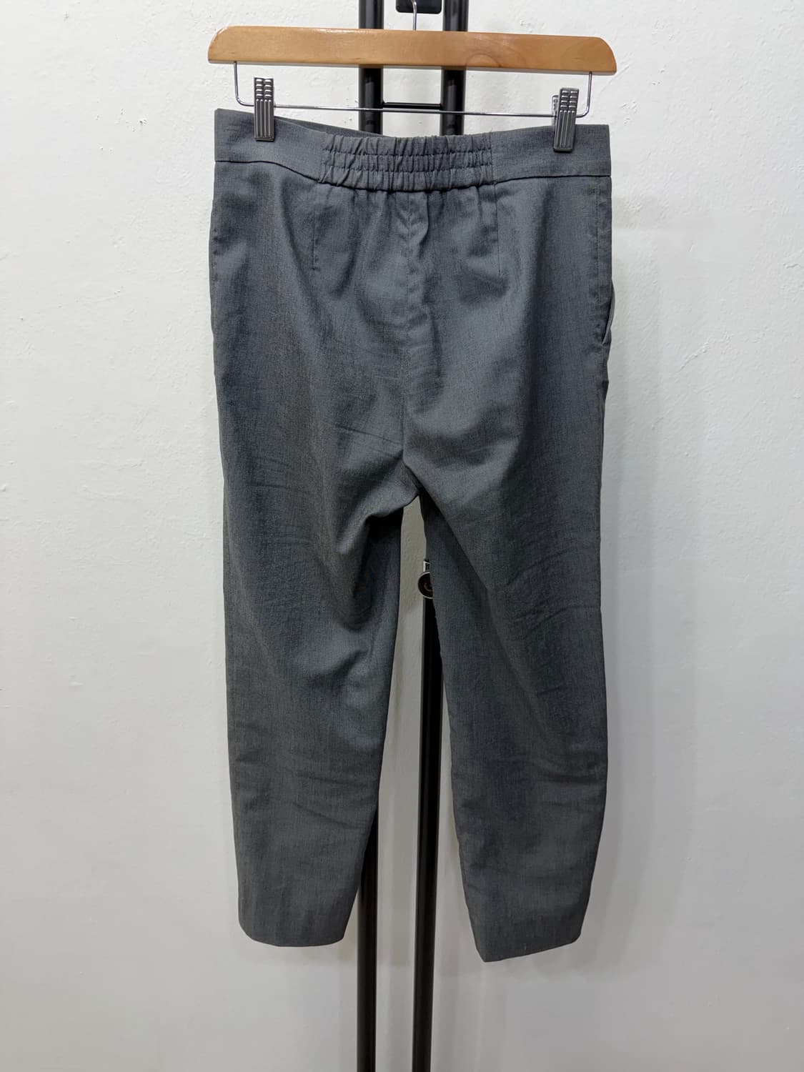 정품) COS 코스 여성 그레이 밴딩 슬랙스 바지 34 상품이미지4