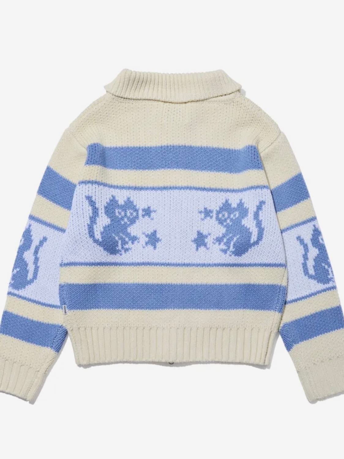 유희 고양이 니트 집업 (새상품) 상품이미지3