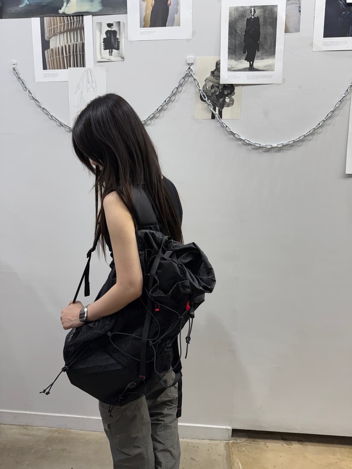야마토미치 미니2 블랙 백팩 상품이미지3