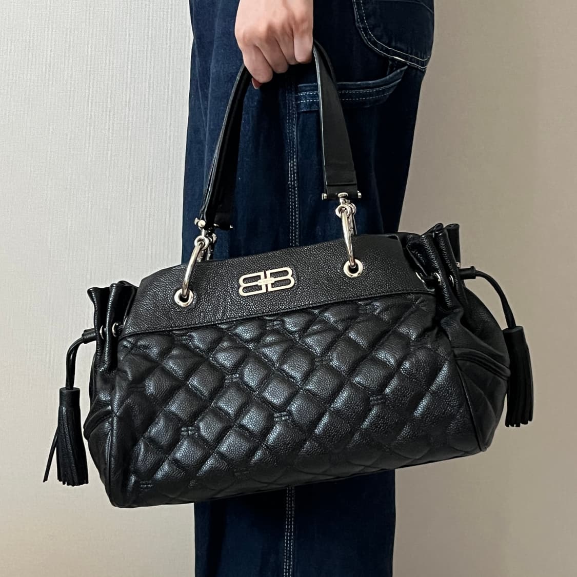 BALENCIAGA 00's Tassel Leather Bag 상품이미지2