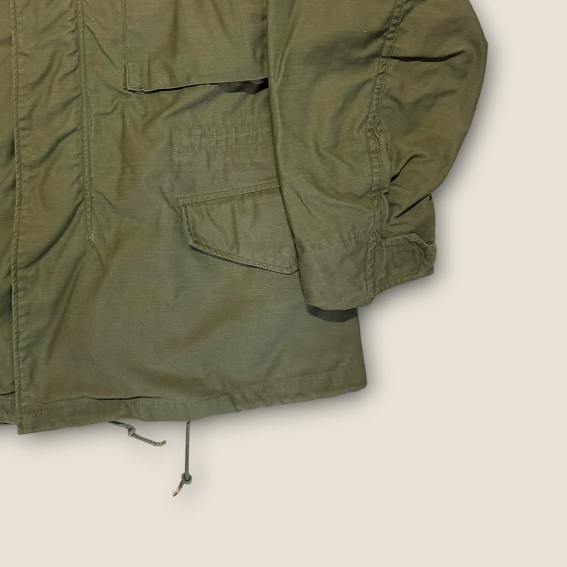 80s USA M-65 필드자켓 OG-107 M-Short 상품이미지4