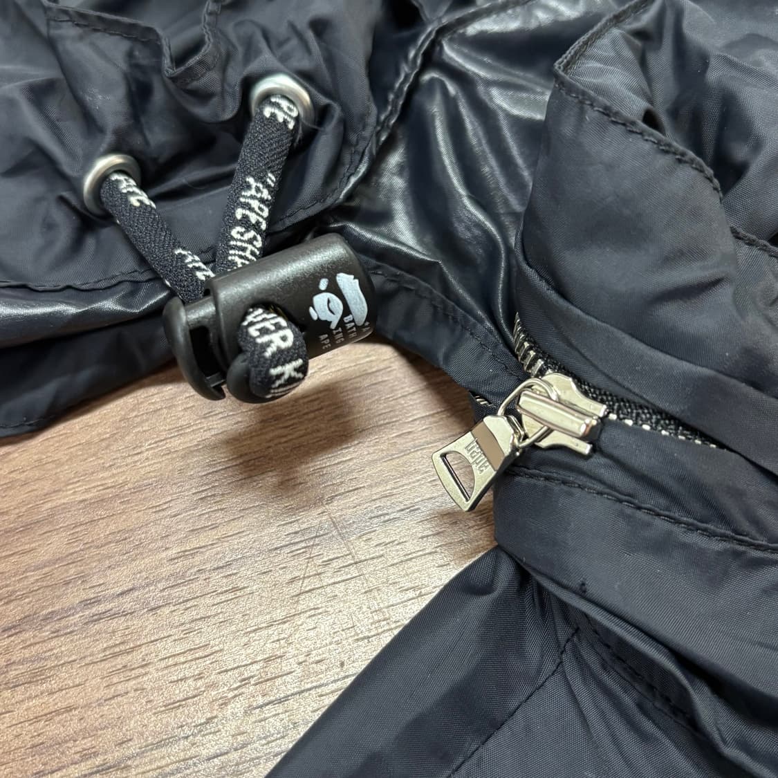 올드 베이프 나일론쉘 m65 테크 웨어 바이커 투웨이 집업 후드 자켓 상품이미지7