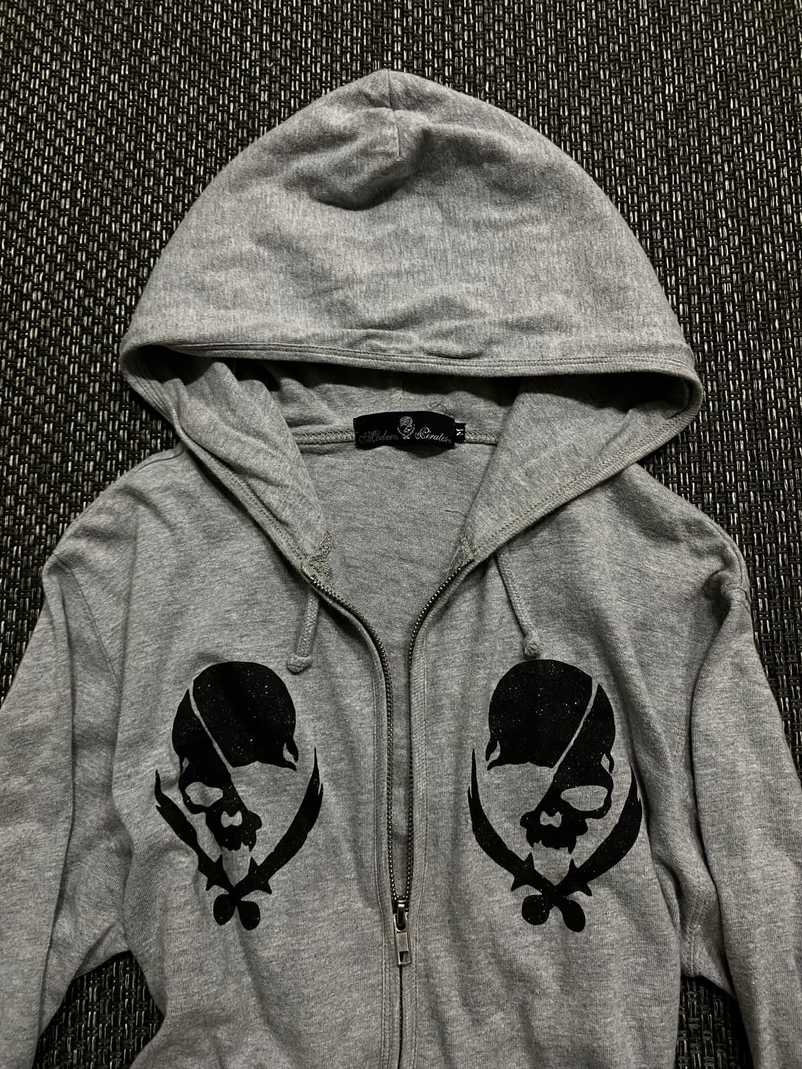 [JPN Brand] Skull Print Hoodie Zip Up펑크 상품이미지2