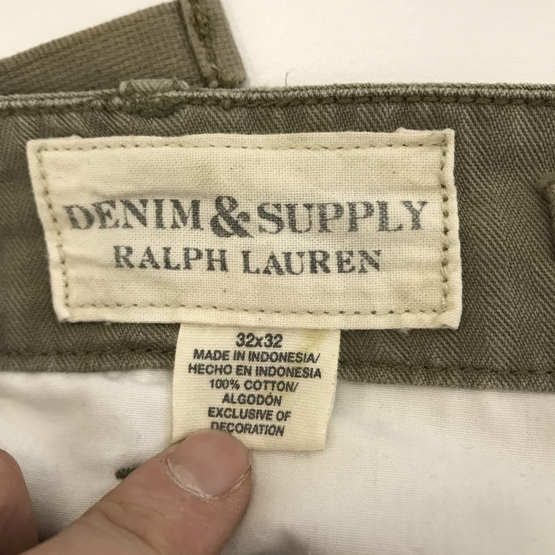 폴로 랄프로렌 데님앤서플라이 페인팅 카고팬츠 [32x32] 상품이미지4
