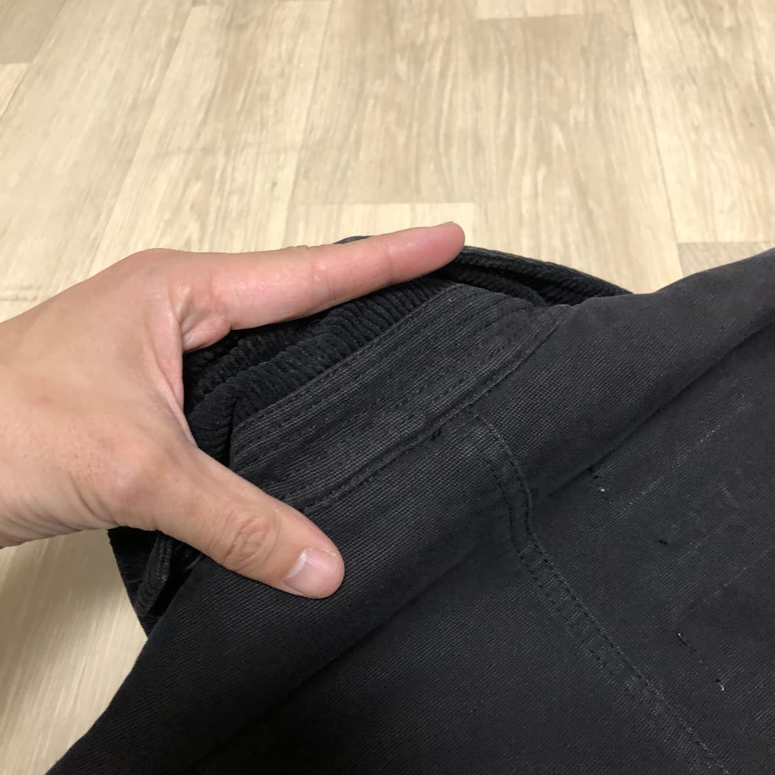 (L) 디스이즈네버댓 <NAVY / STUDY> MC 파카 코트 블랙 상품이미지10