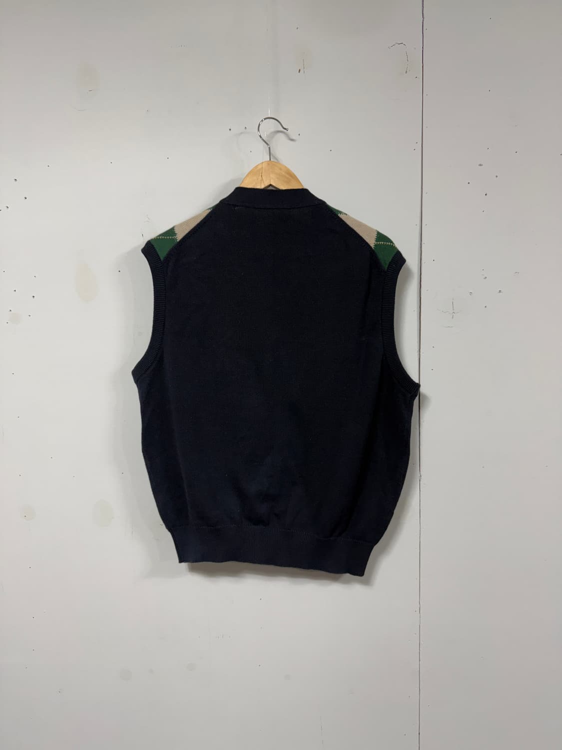 90s 프링글 오브 스코틀랜드 아가일 니트베스트 상품이미지2