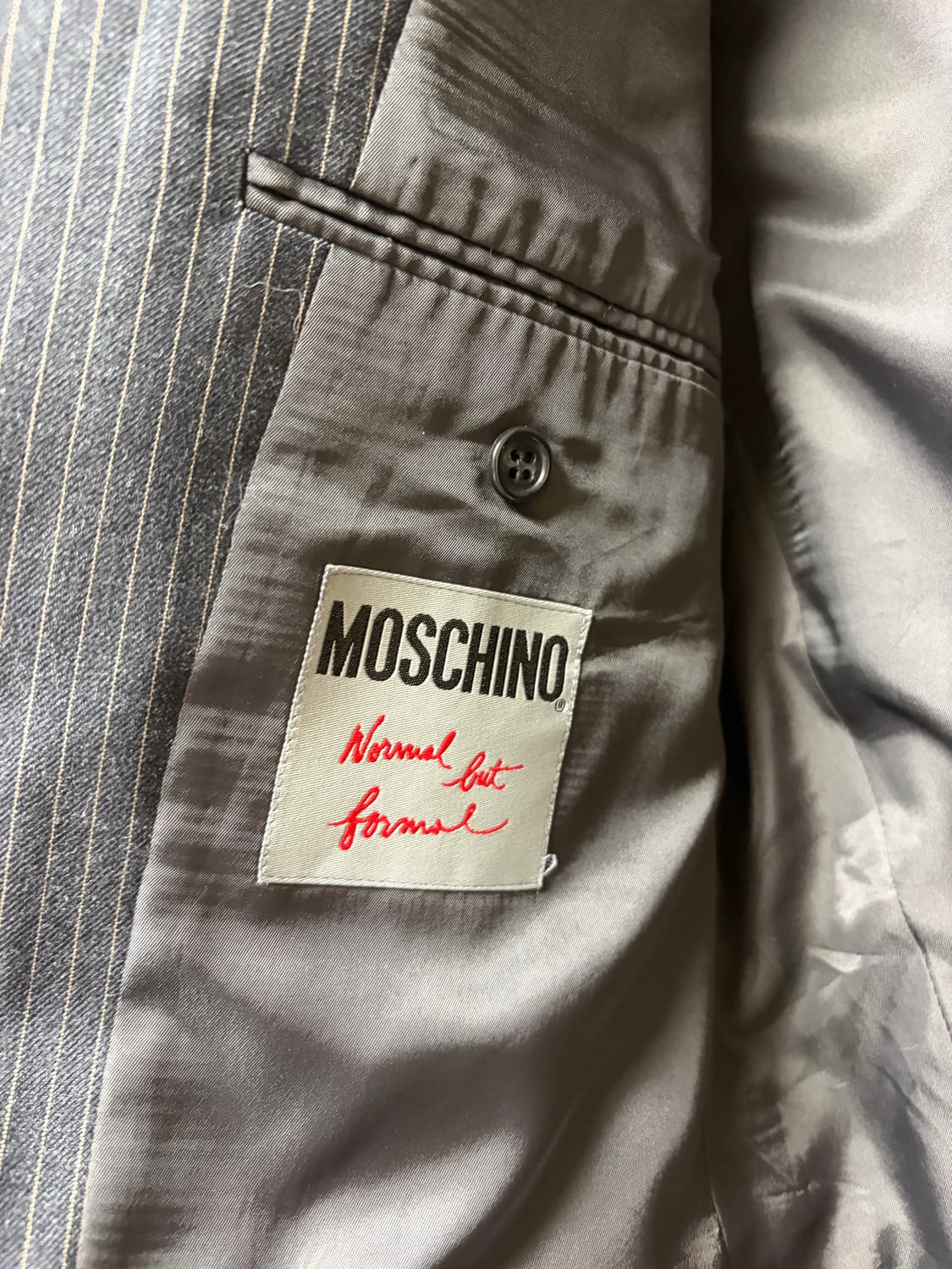 모스키노 스트라이프 울 블레이저 자켓 상품이미지2