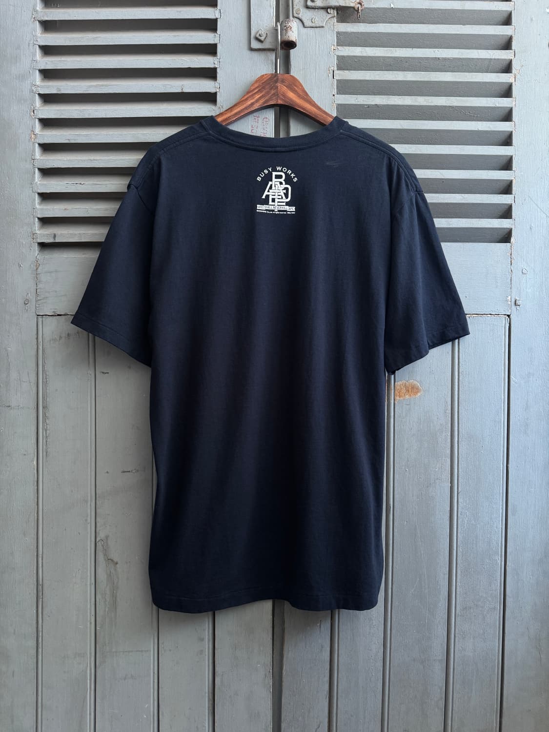 [XL]A BATHING APE 베이프 BUSY WORKS 프린팅 티셔츠 상품이미지5