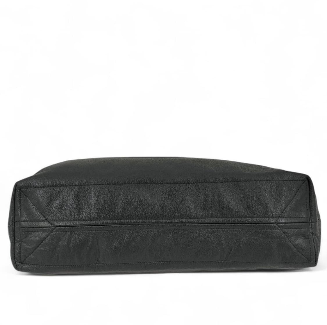 요지 야마모토 카우레더 레터링 토트백 상품이미지3