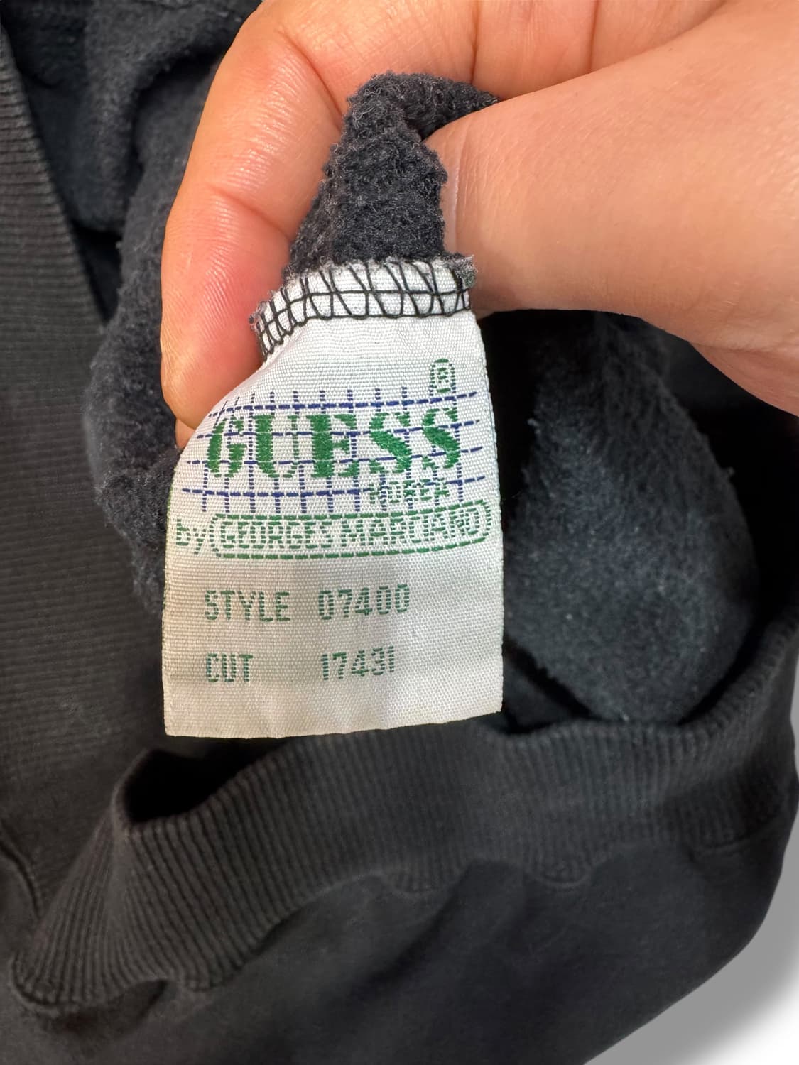 90s 게스 USA 스웻셔츠 맨투맨 made in KOREA (M)  상품이미지6