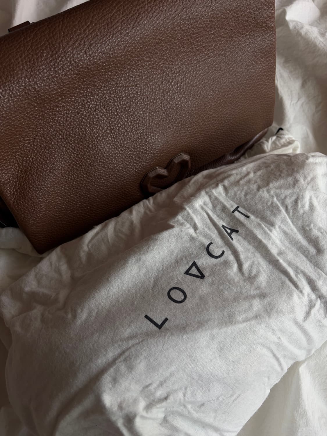 러브캣 브라운 숄더백 상품이미지5