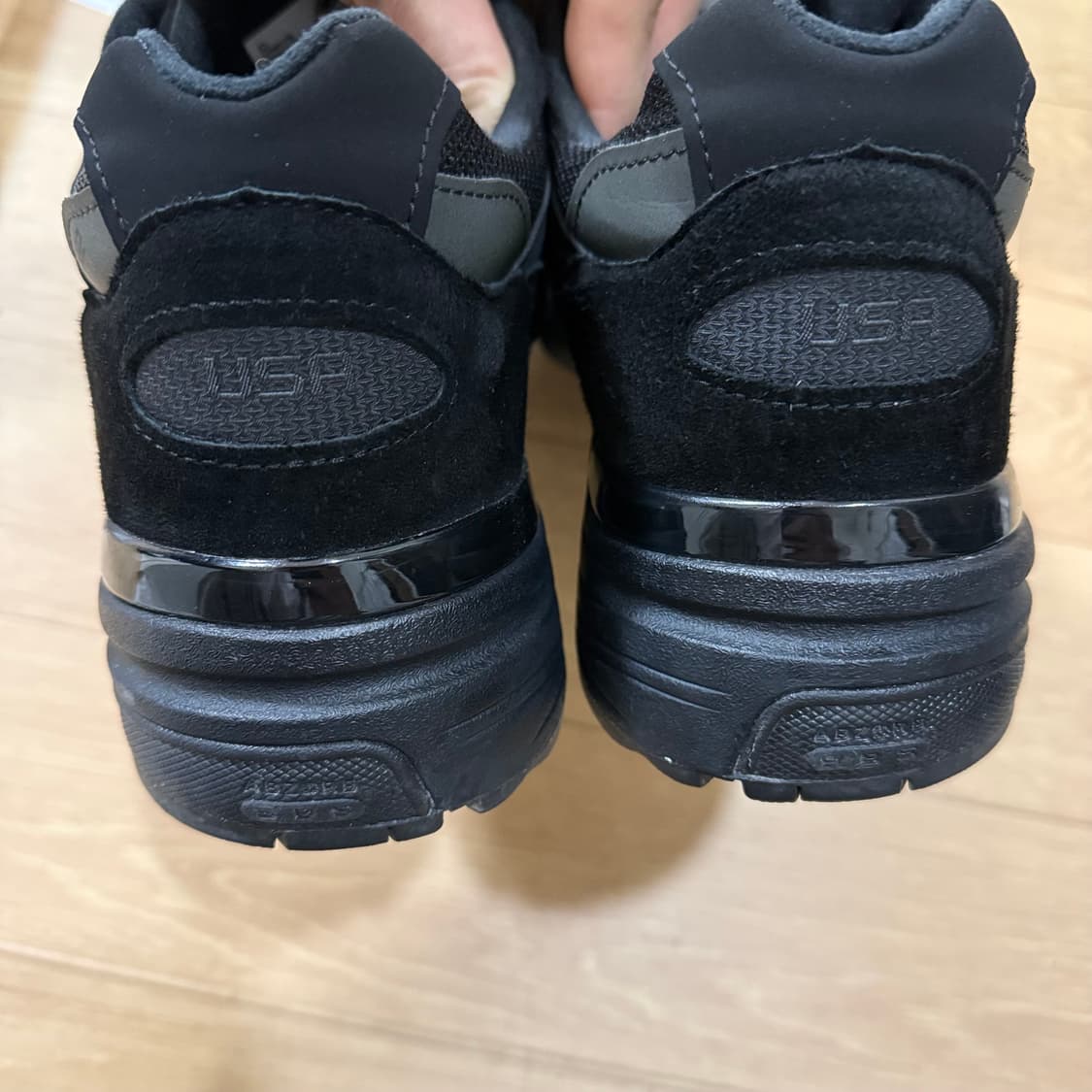 285 뉴발란스992 코어블랙 트리플블랙 올검 상품이미지7