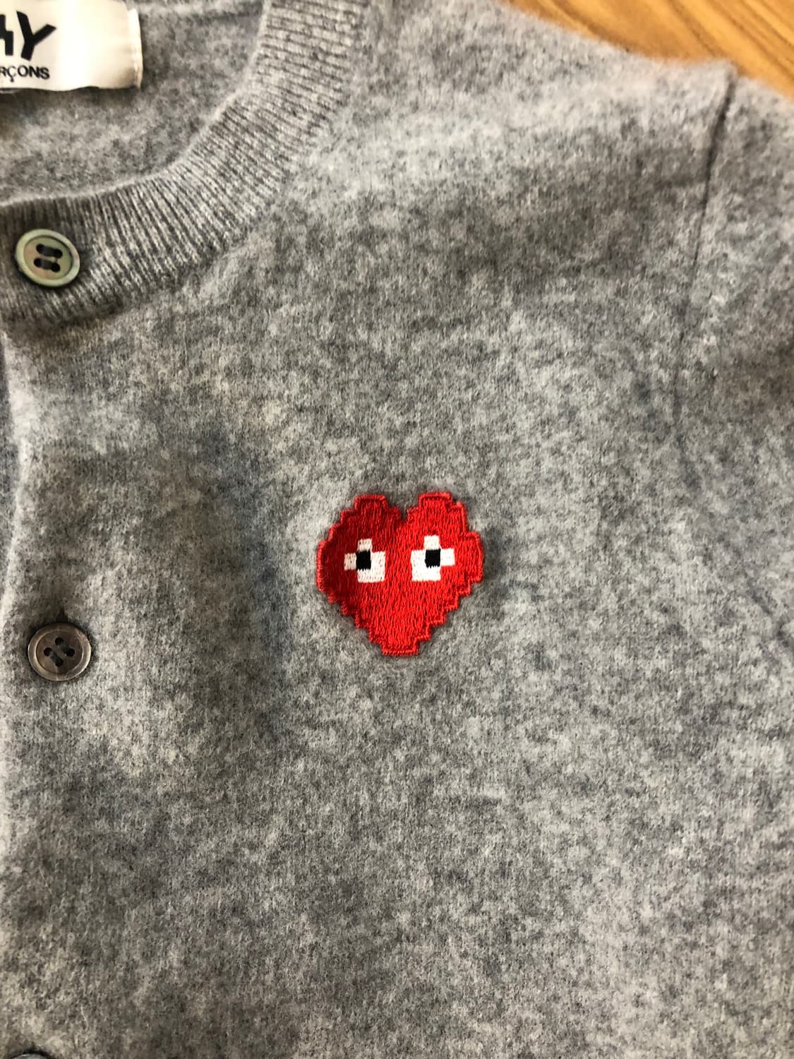 꼼데가르송 x 인베이더 가디건 상품이미지9