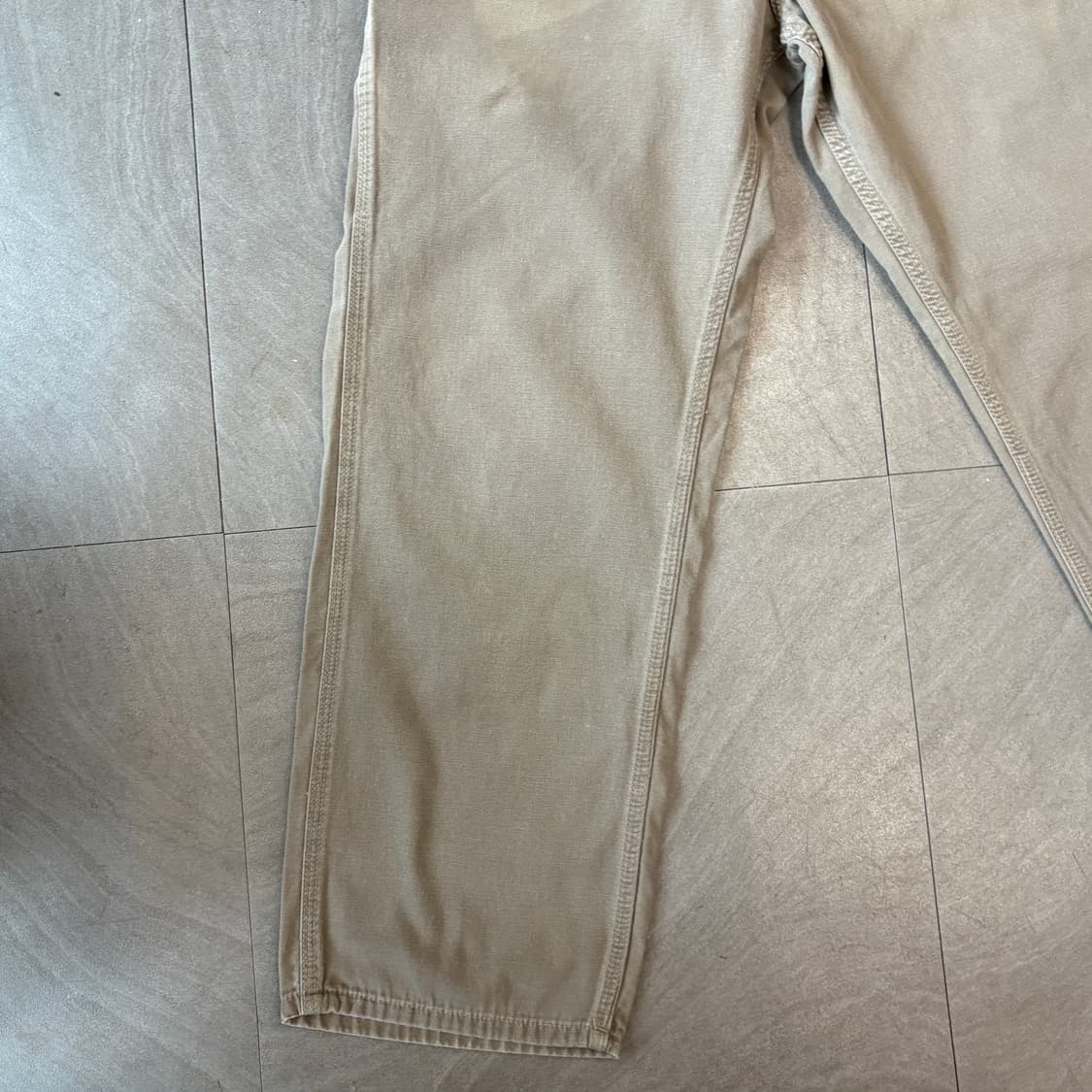 칼하트 오리지널 다크 베이지 카펜터 팬츠  상품이미지9