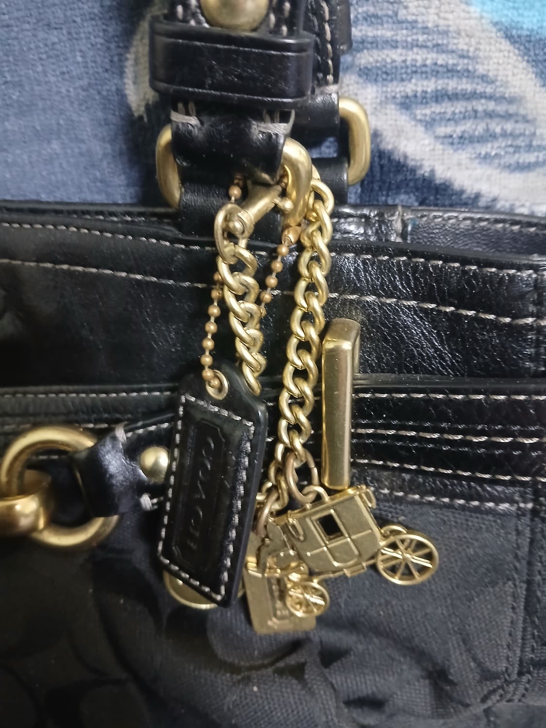 정품 코치 토트&숄더백 상태 좋음^^ 상품이미지3