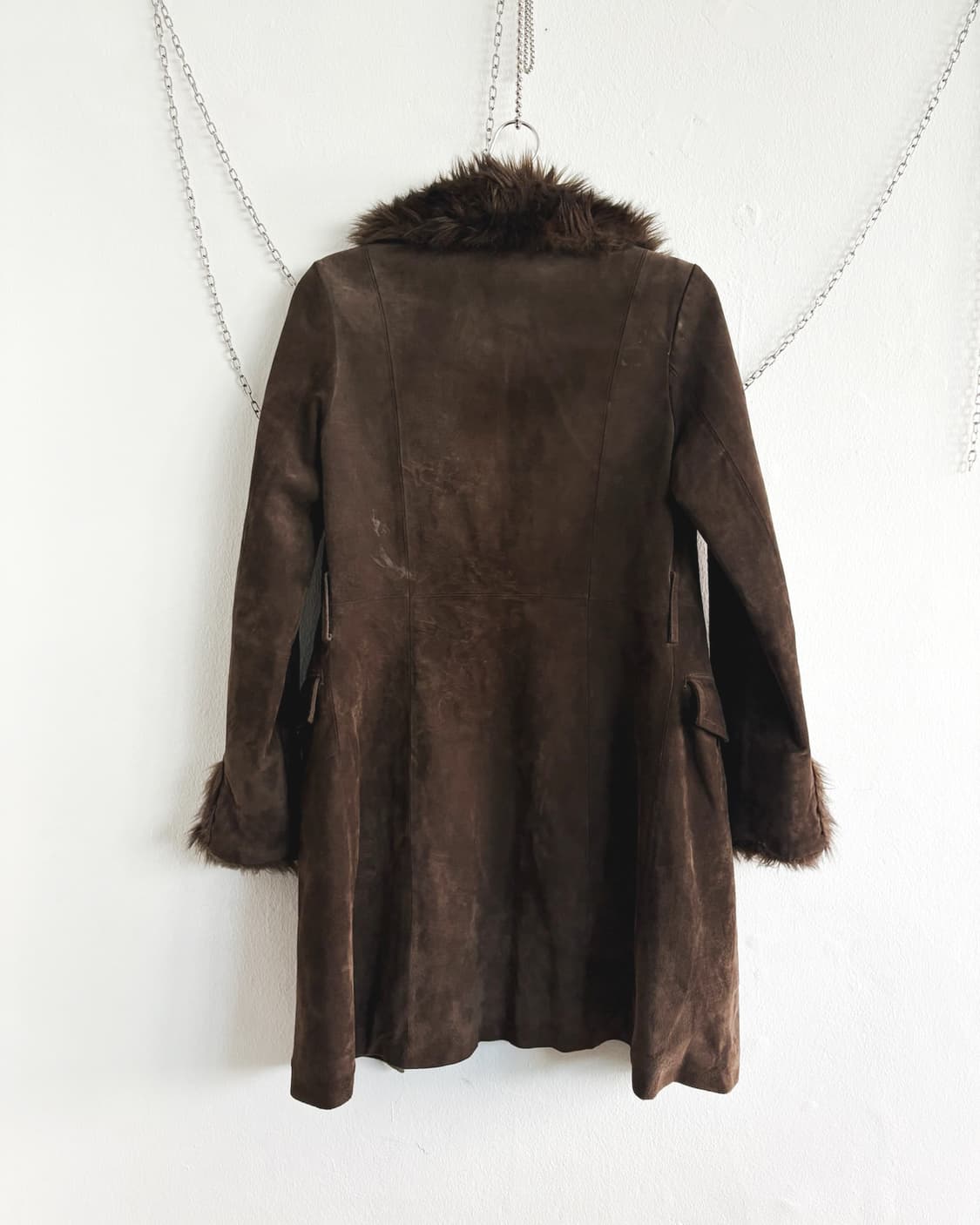 morgan vkei fur & suede overcoat 상품이미지7