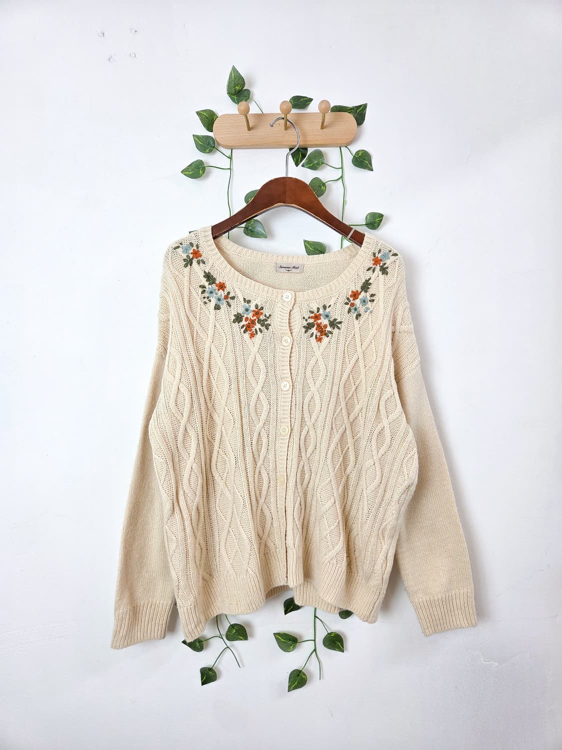 sm2 꽃자수 가디건 상품이미지1