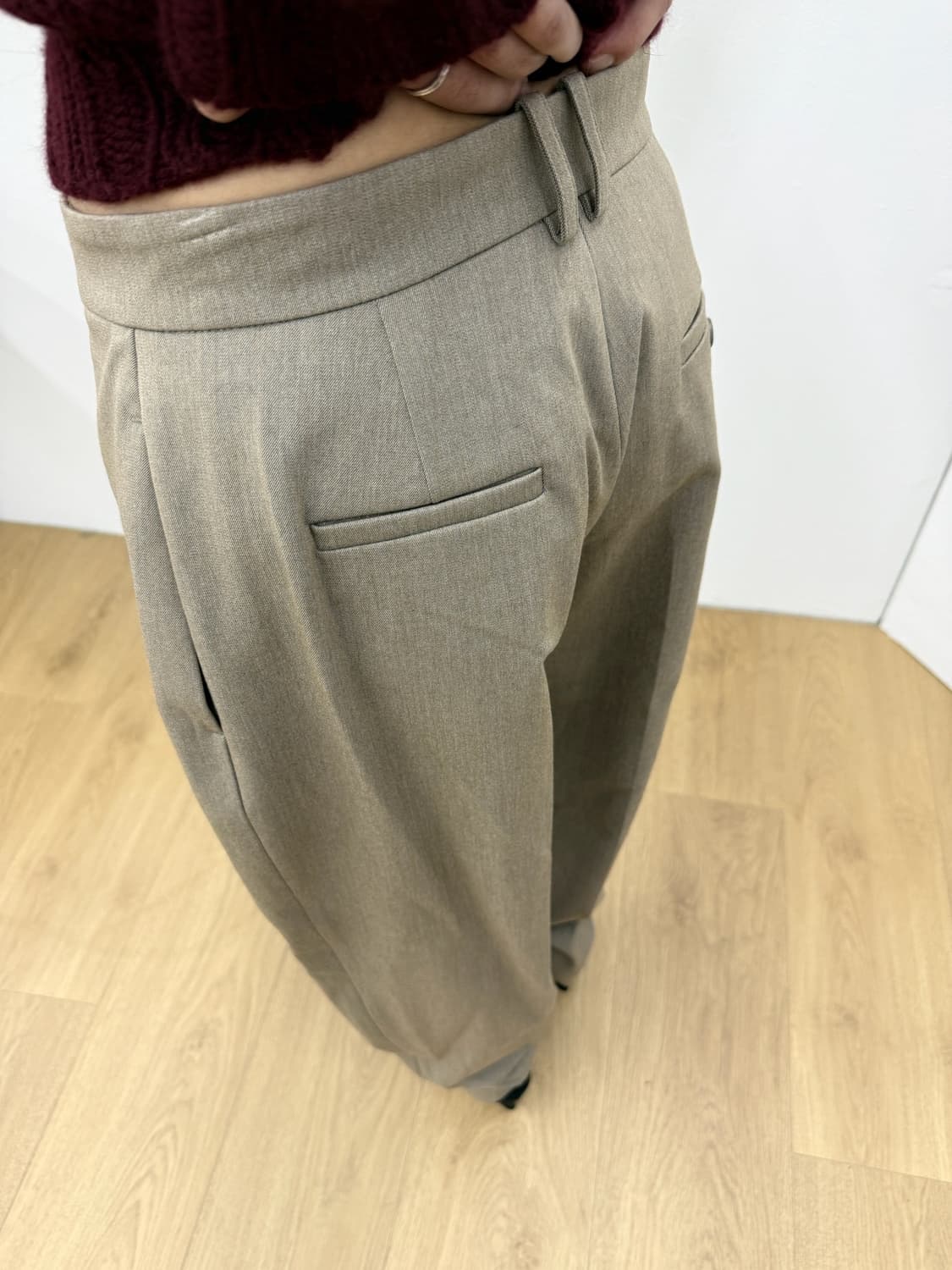 dragon blues baggy fit wool pants  상품이미지5