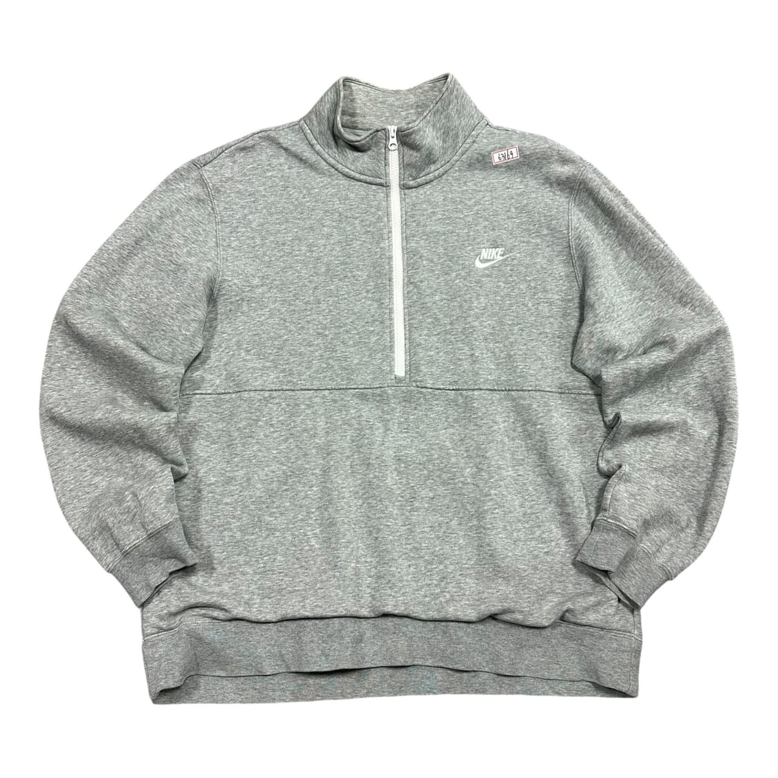 ✨ (바배) 나이키 그레이 반집업 맨투맨  상품이미지1