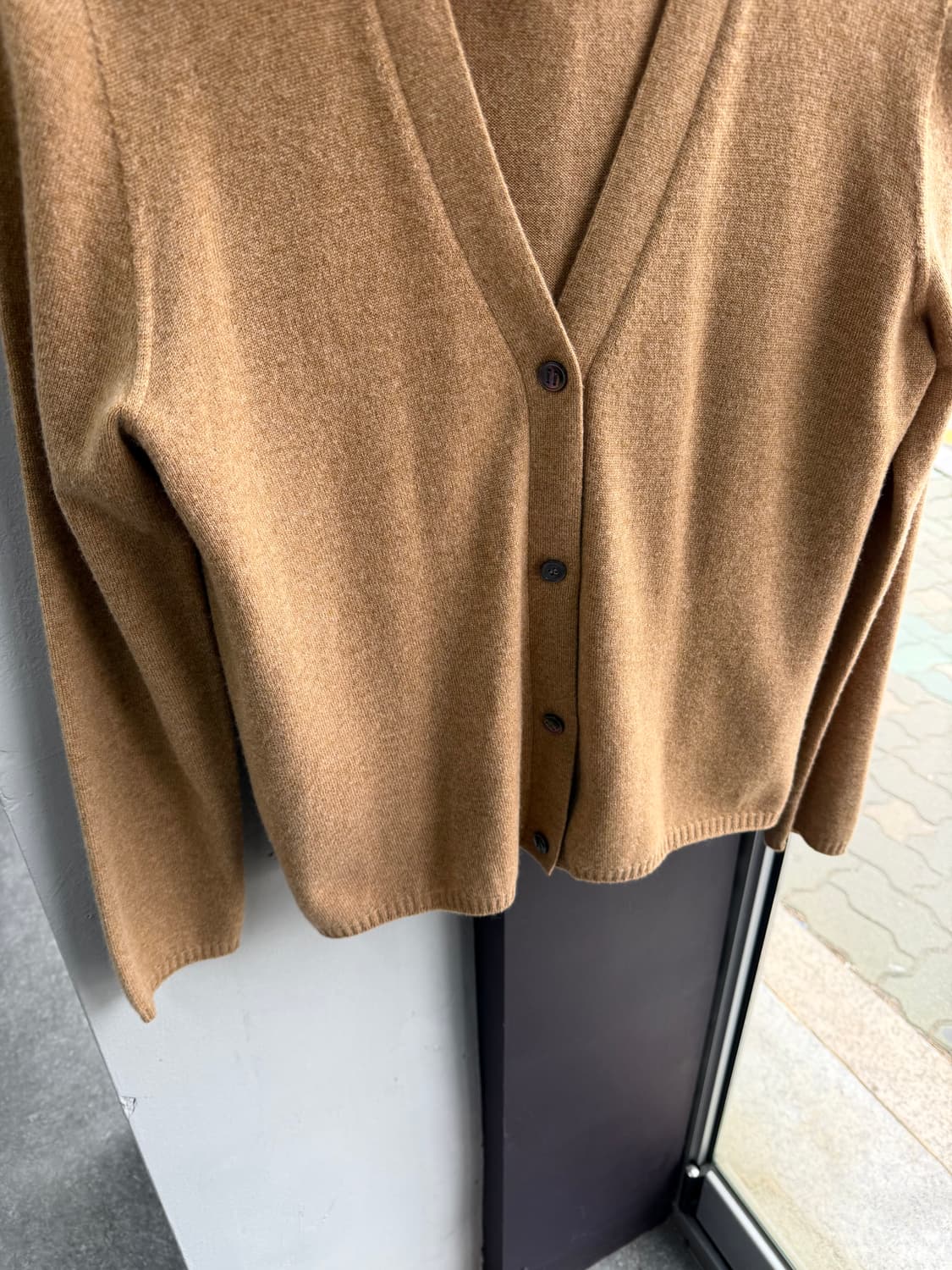 L/ 에르메스 이중 레이어 캐시미어 가디건 상품이미지4