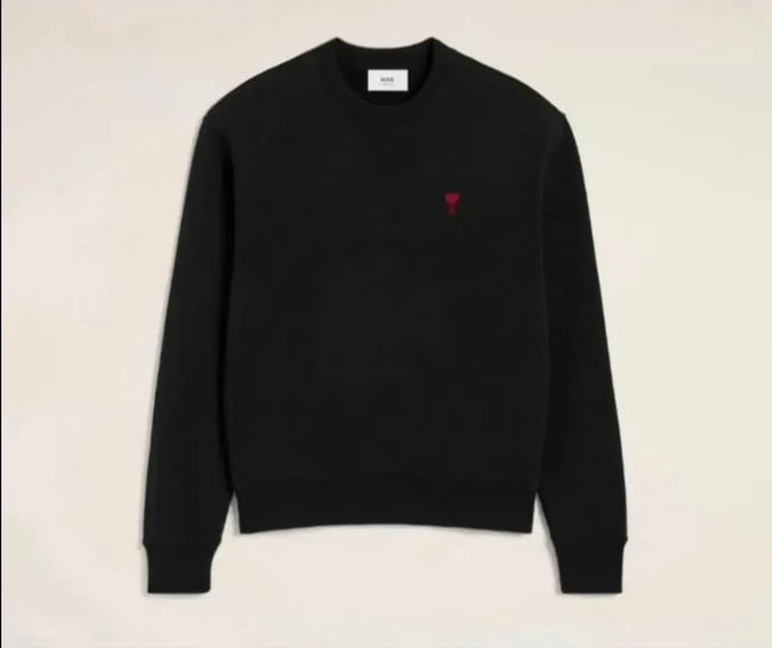 🔥[무료배송/정품]🔥 아미 맨투맨 논기모 스몰로고 남녀공용 상품이미지2