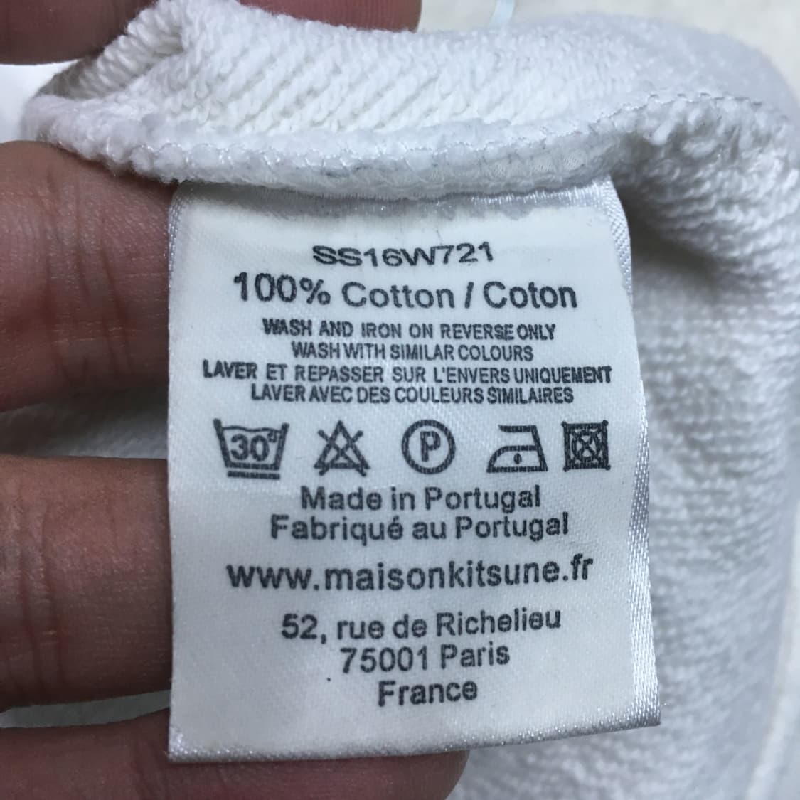 메종키츠네 여성 빅로고 맨투맨  BB27 상품이미지3