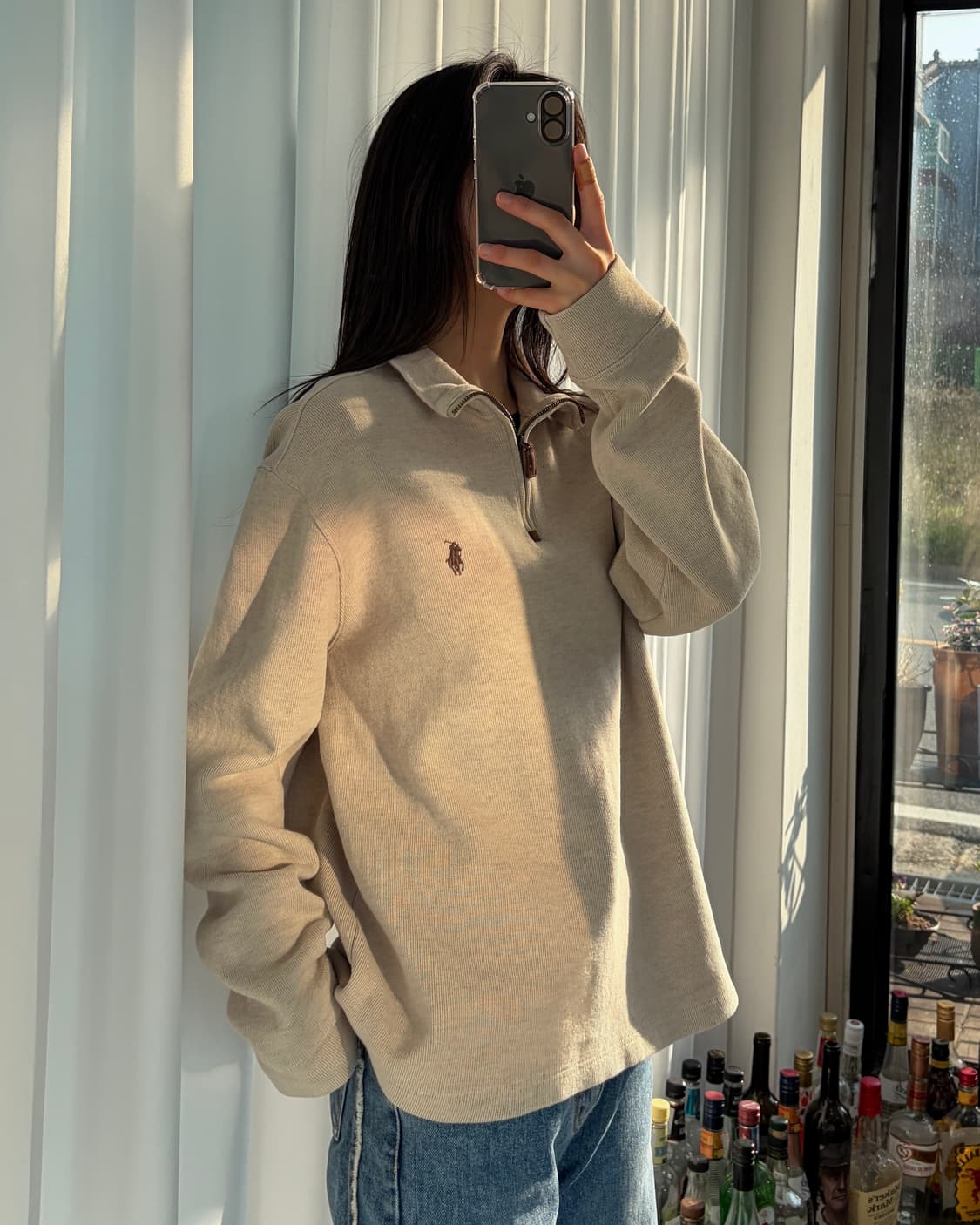 [L]폴로 랄프로렌 쿼터집 풀오버 스웻 셔츠 상품이미지1