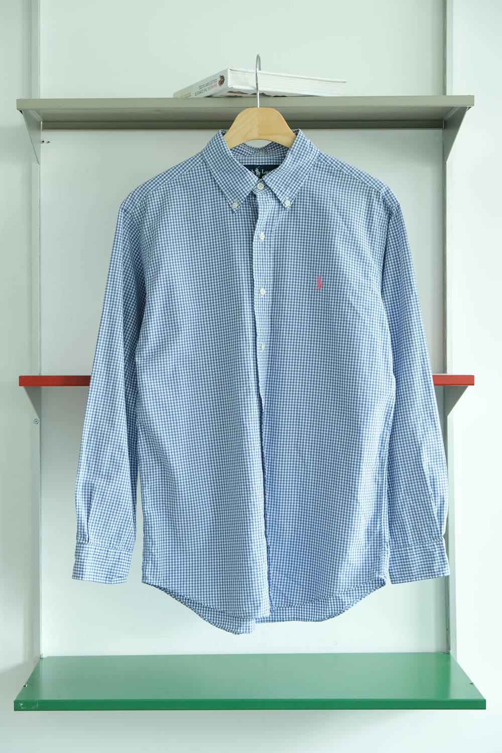 100 폴로 랄프로렌 깅엄 체크 셔츠 남방 상품이미지2