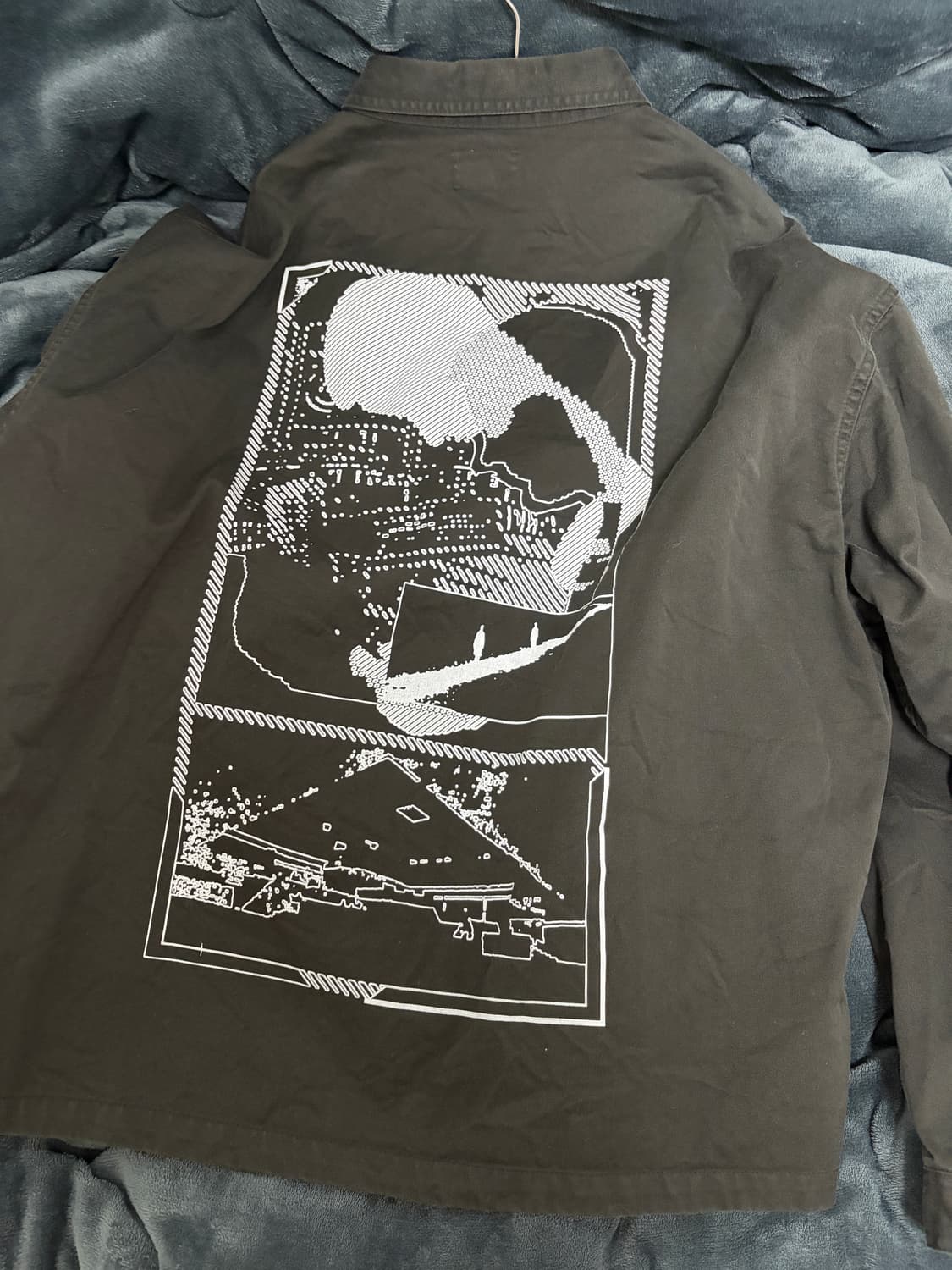 [XL] 카브엠트 그래픽 셔츠 자켓 상품이미지5