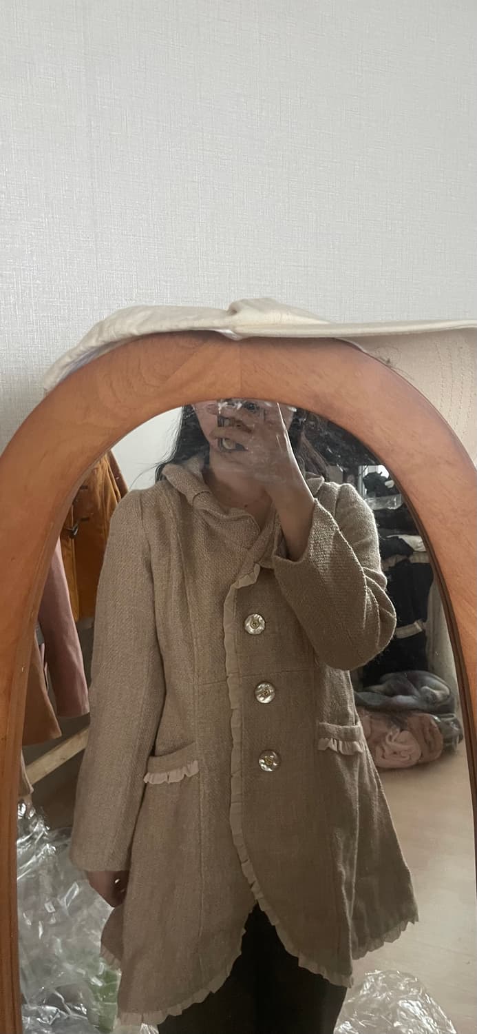 모리걸 빈티지 엑시즈팜 리본 레이스 코트🎀 상품이미지5