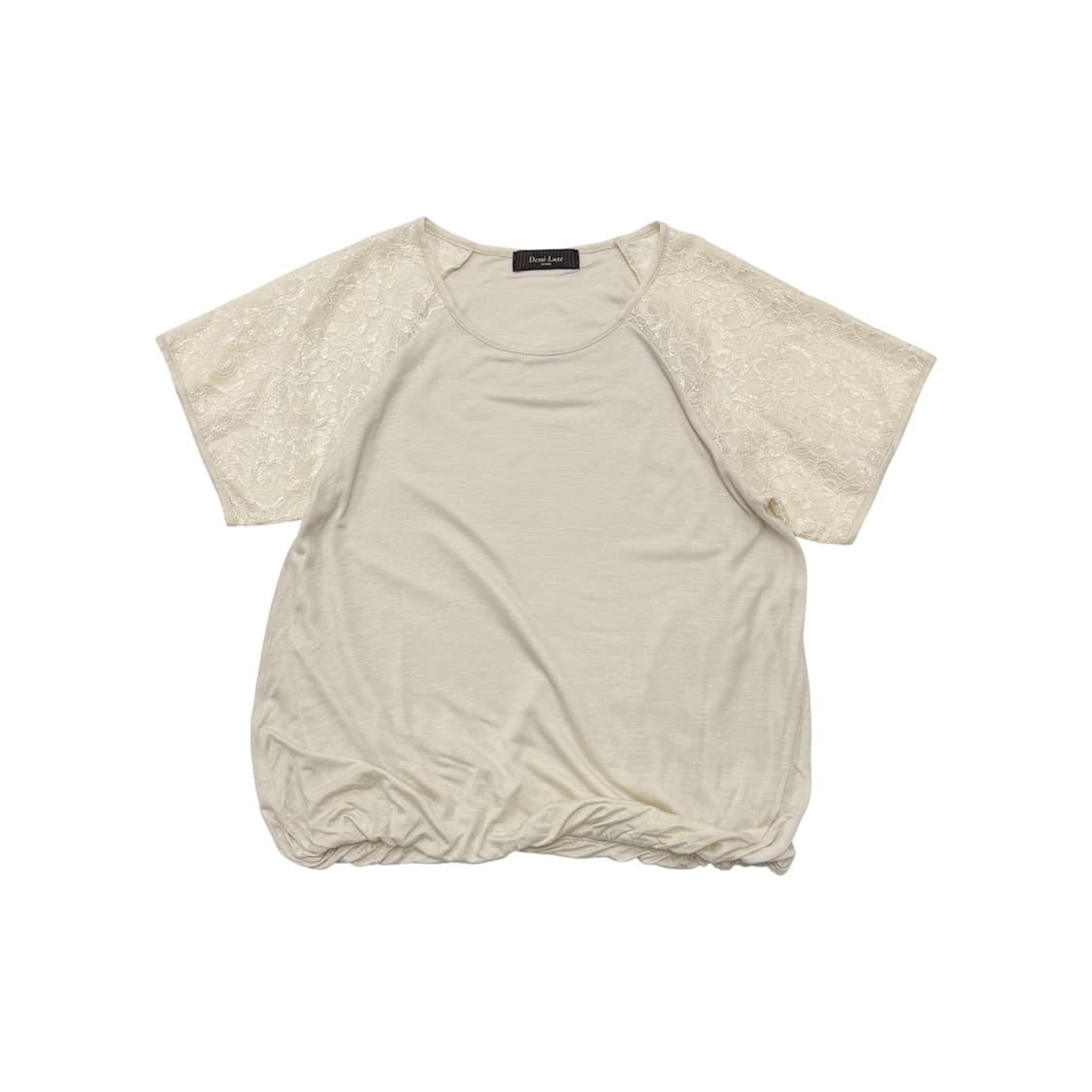 Beams lace panel top 상품이미지1