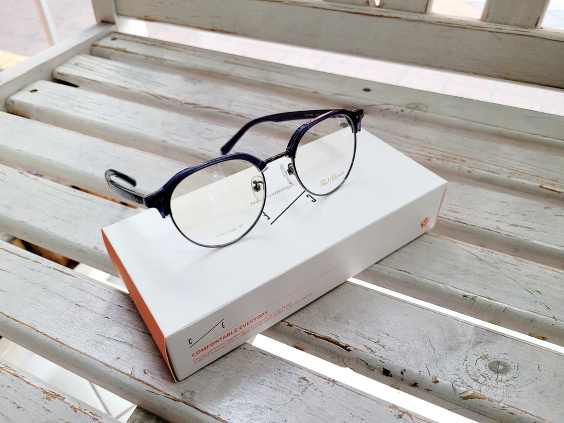 폴휴먼 안경 PHF-5198A 네이비칼라 하금테 상품이미지4