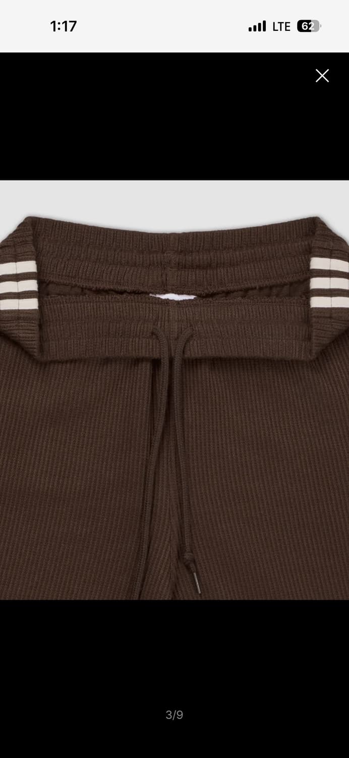 [ 2XL ] 아디다스 와플 숏 팬츠 다크브라운 상품이미지3