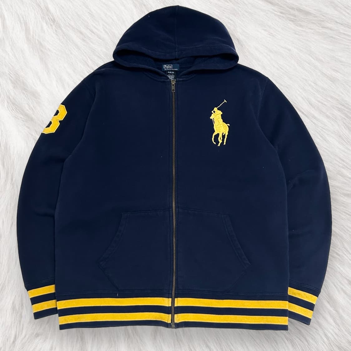 폴로 빅포니 네이비 후드집업 상품이미지4