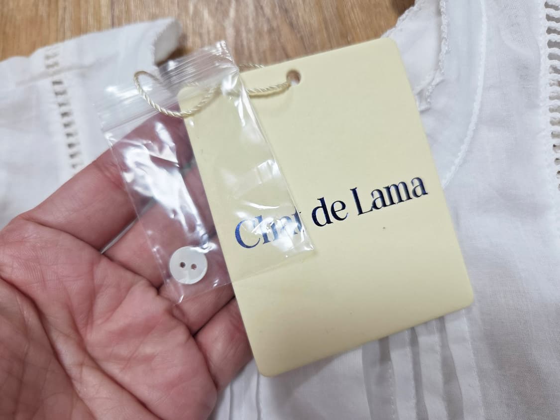 샤드라마(chat de lama) 레이스블라우스 프리사이즈 새상품 상품이미지9