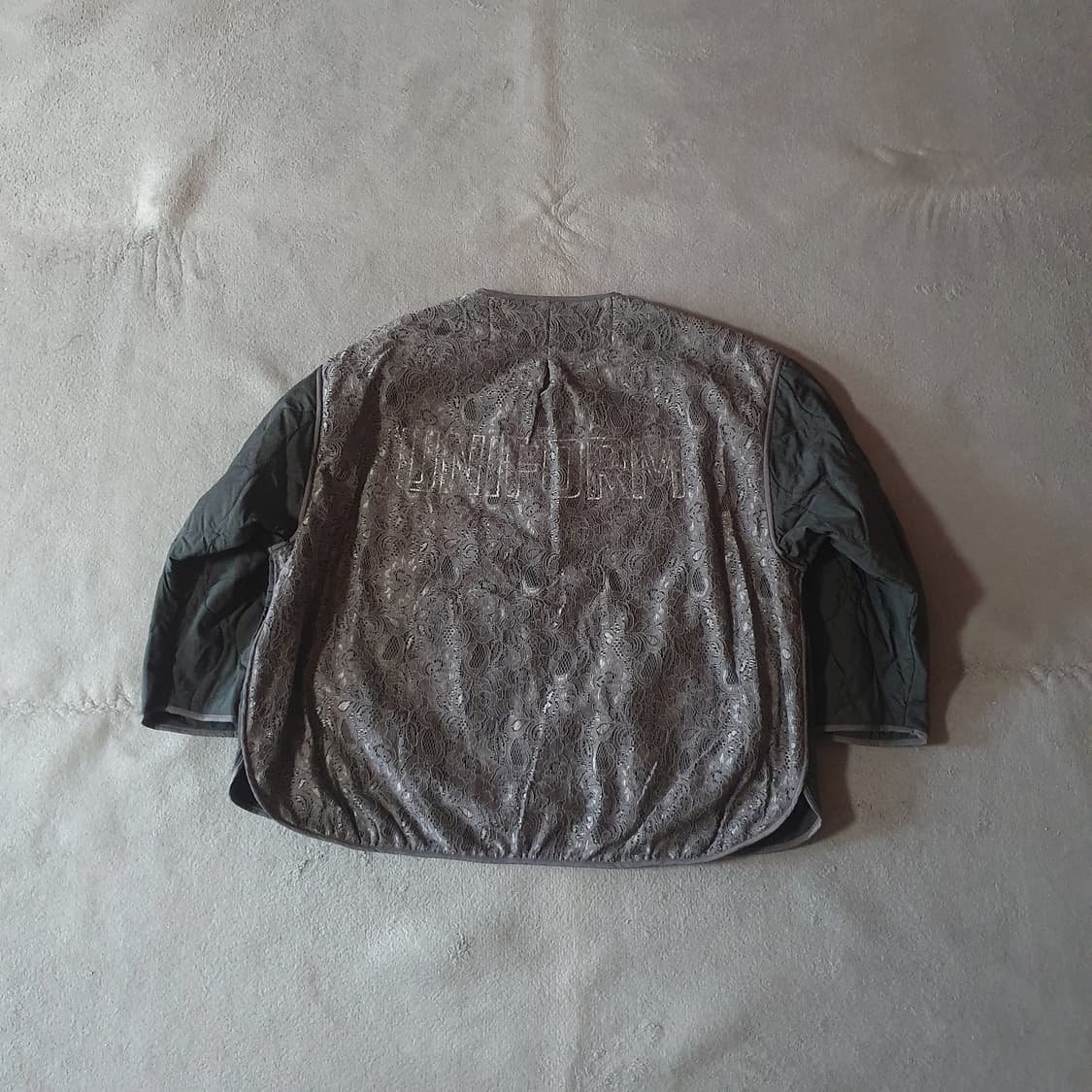 23FW 마더스파더 엠브로이드 레이스 라이너 깔깔이 자켓 0 상품이미지2