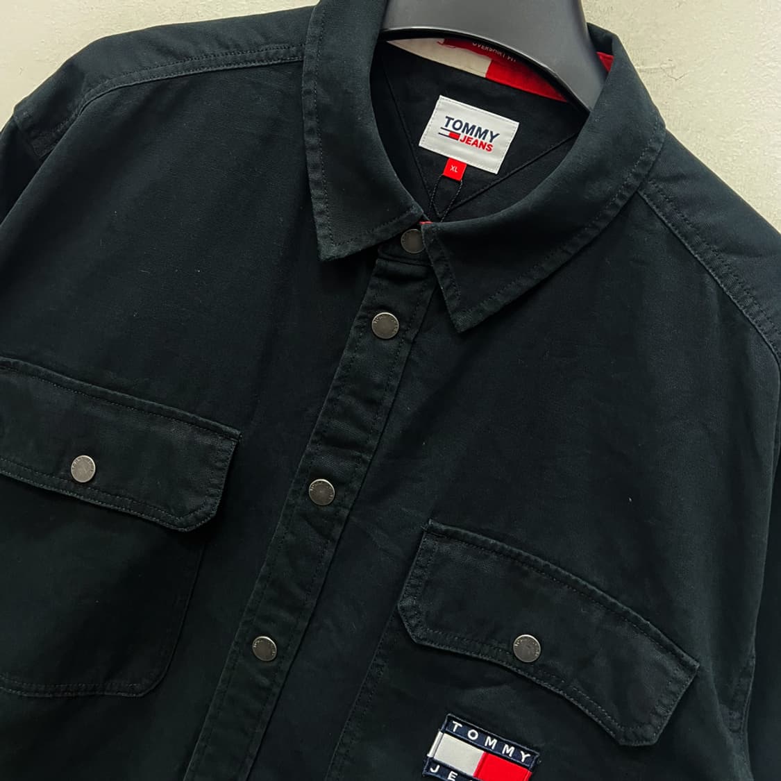 타미 진스 파데드 플래그 오버 셔츠 자켓 XL 상품이미지4